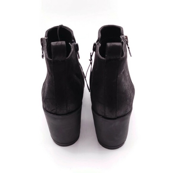 New Parker & Sky Black Ankle Boots Size 7.5 - Picture 3 of 8